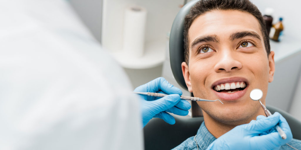 patient undergoing dental procedure